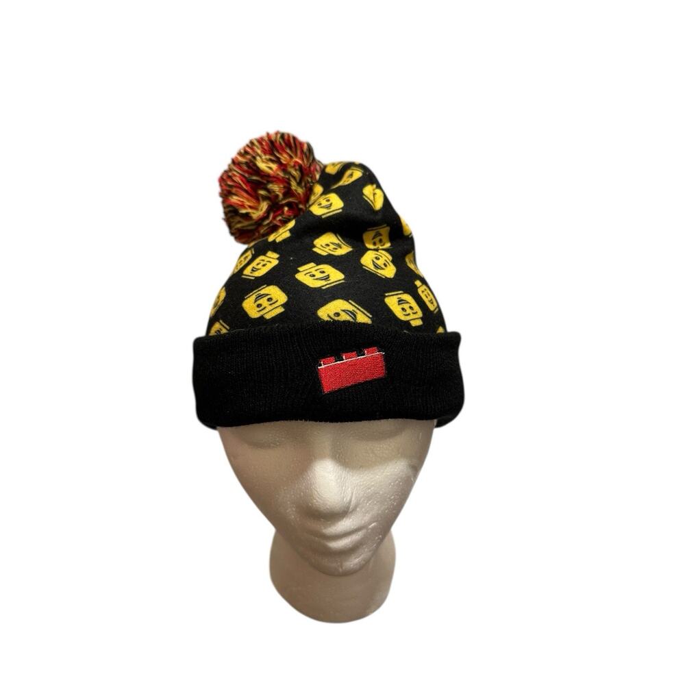 LEGO Head Minifigure Bobble Kids/ Youth Berkshire Fashions One Size Beanie Hat